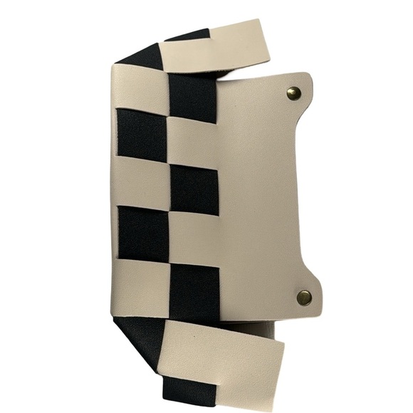 Handmade PU Leather Woven Tissue Box Cover - Modern Rectangular Holder - Picture 2 of 10